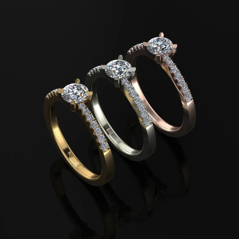 Kolory złota – żółte, białe i różowe