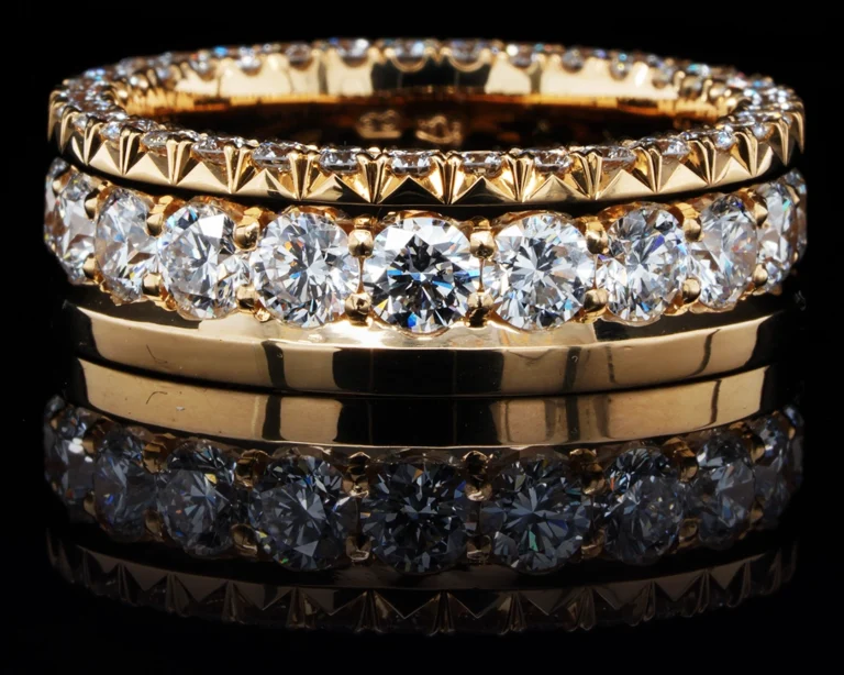 Złota obrączka premium Aurelia