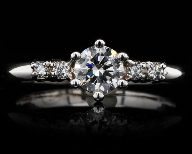 Pierścionek zaręczynowy z diamentem 0.51 ct